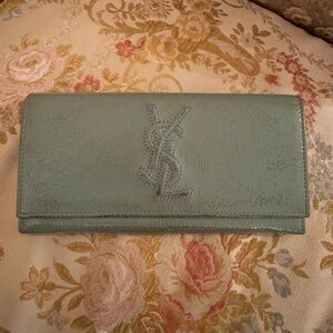 Yves Saint Laurent Mint Leather Wallet